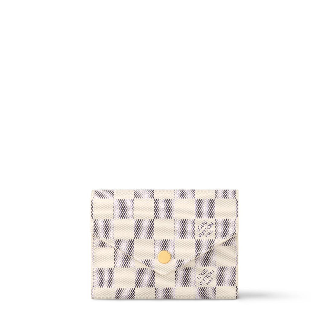Victorine Wallet Damier Azur Canvas - Wallets and Small Leather